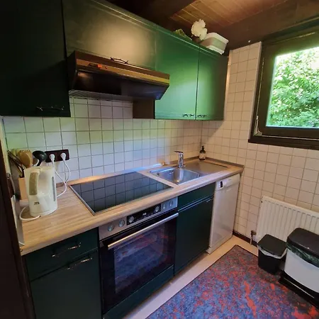 Tatil Evi Wooden With A Terrace, In A Wooded Area